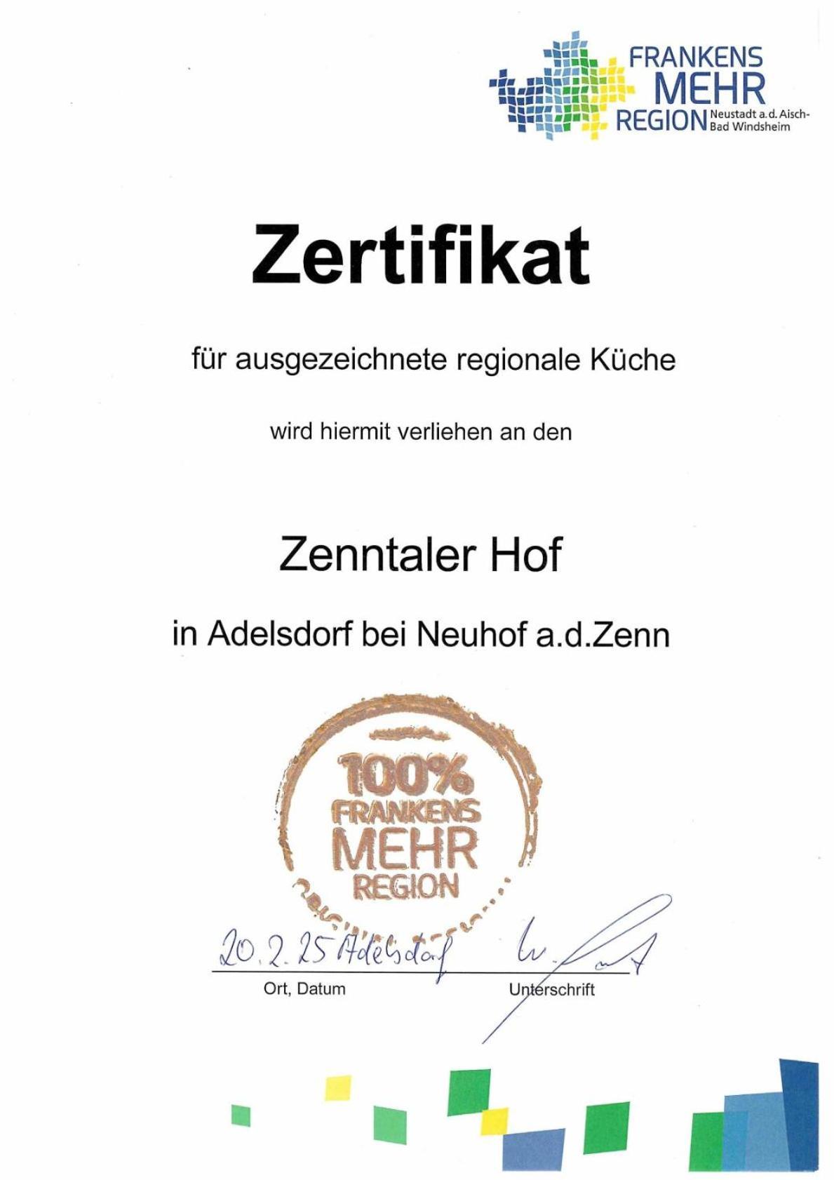 Hotel Zenntaler Hof Neuhof an der Zenn Esterno foto